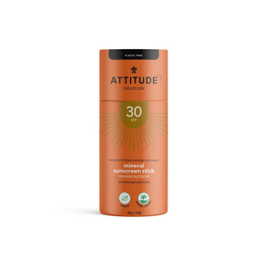 ATTITUDE 100% minerální ochranná tyčinka na celé tělo (SPF 30) s vůní Orange Blossom 85 g