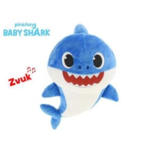 Baby Shark plyšový 28cm modrý na baterie se zvukem 12m+