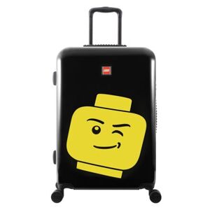 LEGO Luggage ColourBox Minifigure Head 24" kufr - černý