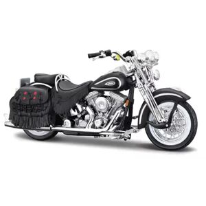 Maisto - HD - Motocykl - 1999 FLSTS Heritage Softail® Springer™, matně černá, 1:18