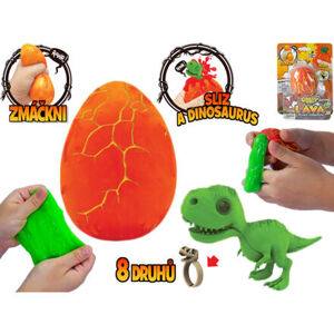 Crazy Dino vejce se slizem, dinosaurem a prstýnkem