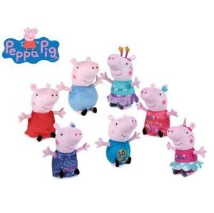 Mikro Peppa Pig Happy Party plyšoví 20cm, 7 druhů