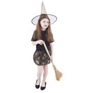 Rappa Dětský kostým čarodějnice tutu sukně s kloboukem