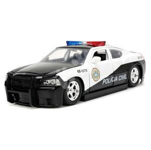 Autíčko policejní Dodge Charger 2006 Fast & Furious Jada kovové s otevíratelnými částmi délka 19 cm 1:24