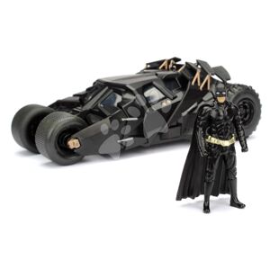 Autíčko Batman The Dark Knight Batmobile Jada kovové s otevíratelným kokpitem a figurkou Batmana délka 20,5 cm 1:24