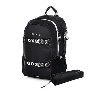 Oxybag Studentský batoh + etue OXY Sport Black & White