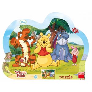 Dino puzzle Walt Disney  Schovávaná s Medvídkem Pú 25 dílků