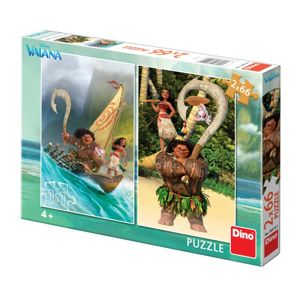 Dino puzzle Vaiana 2x66 dílků