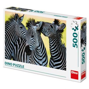 Dino puzzle Tři zebry 500 dílků