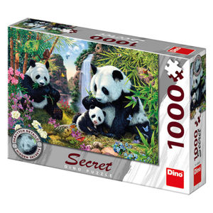 Dino puzzle Pandy 1000 dílků secret
