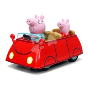 Autíčko na dálkové ovládání Peppa Pig RC Car Jada červené délka 17,5 cm