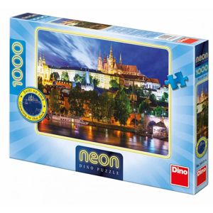 Dino puzzle Letní noc v Praze 1000 dílků neon