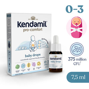Kendal Nutricare KENDAMIL pro-comfort kapky pro děti (7,5 ml), doplněk stravy s probiotiky