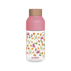 Plastová láhev Ice Pink Flowers 570 ml