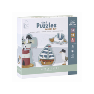 Little Dutch Puzzle 6v1 - námořnický záliv