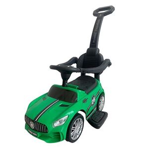 Baby Mix Jezdítko s tyčí Racer zelené