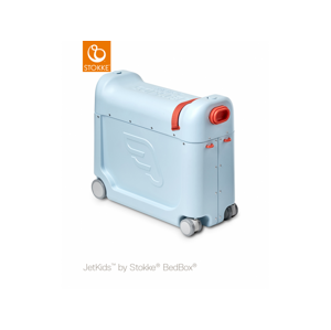 Stokke JetKids™ BedBox®  - dětské zavazadlo s lůžkem, Blue Sky