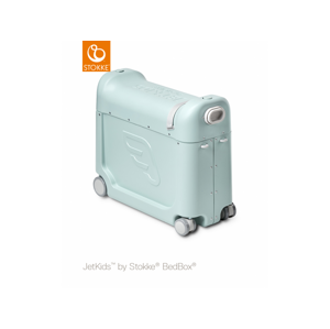 Stokke JetKids™ BedBox®  - dětské zavazadlo s lůžkem, Green Aurora