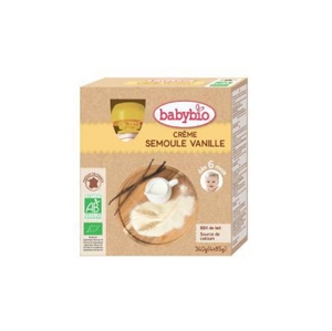 BabyBio kapsička krém vanilka krupička 4x85g