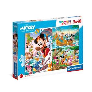 Puzzle 3x48 dílků - Mickey Mouse