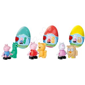 Stavebnice Peppa Pig Funny Eggs XL PlayBig Bloxx BIG ve vajíčku s figurkami – sada 3 druhů od 1,5-5 let