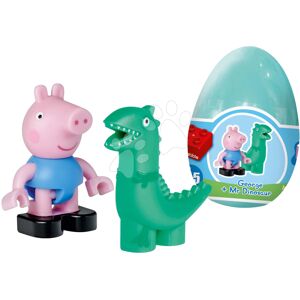 Stavebnice Peppa Pig Funny Eggs PlayBig Bloxx BIG ve vajíčku – s dinosaurem od 1,5-5 let