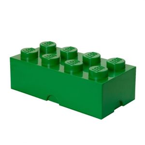 LEGO úložný box 8 - tmavě zelená