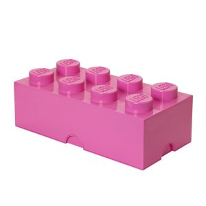 LEGO úložný box 8 - růžová