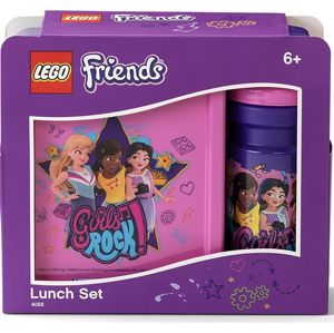 LEGO Friends Girls Rock svačinový set (láhev a box) - fialová