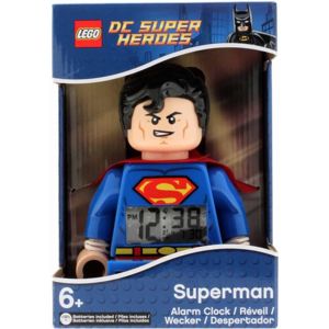 SMARTLIFE LEGO DC Super Heroes Superman - hodiny s budíkem