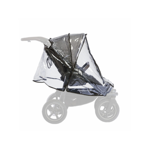 TFK DUO2 raincover stroller set, pláštěnka na kočárek pro dvě sportovní sezení