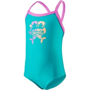 Speedo Blowing Bubbles Thinstrap - jade/orchid/soft coral 80-86