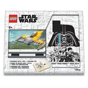 LEGO Stationery Star Wars Naboo Starfighter - zápisník s perem a stavebnicí