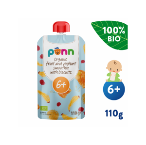 Salvest Ponn BIO Ovocné smoothie s jogurtem a sušenkami (110 g)