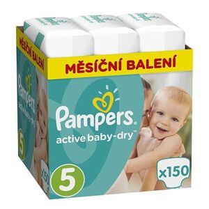 Pampers Active Baby-Dry Vel. 5, 150 ks