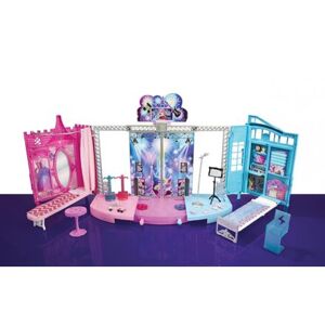 Mattel Barbie Rock and Royals 2V1 pódium a zákulisí - poškozené zboží