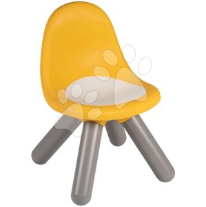 Stolička pre deti Kid Chair Yellow Smoby žltá s UV filtrom s nosnosťou 50 kg výška sedadla 27 cm od 18 mes SM880117