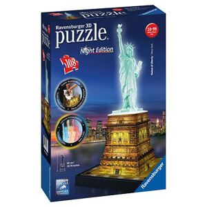 Ravensburger 3D puzzle Socha Svobody 3D (Noční edice) 108 dílků