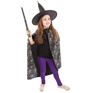RAPPA Dětský plášť s kloboukem čarodějnice