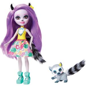 Mattel Enchantimals panenka a zvířátko - Lemur