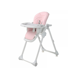 Bo Jungle Jídelní židlička B-DINNER CHAIR WHEELY Pink