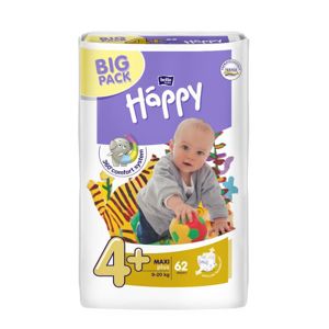 Happy plenky Maxi Plus 62 ks – BIG PACK