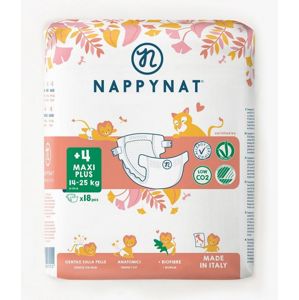 Nappynat Plenky natural care Maxi Plus 14 - 25 kg (18 ks)