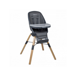 BabyGo Jídelní židlička CAROU 360° Grey