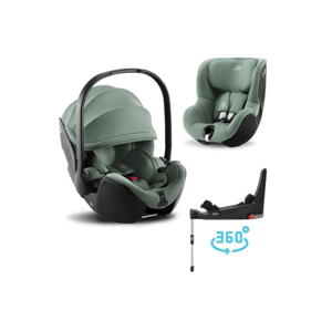 Britax Römer SET Autosedačka Baby-Safe 5Z+Flex Base 5Z+Autosedačka Dualfix 3 i-Size, Jade Green