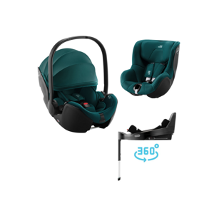 Britax Römer SET Autosedačka Baby-Safe Pro + Vario Base 5Z + autosedačka Dualfix 5z, Atlantic Green