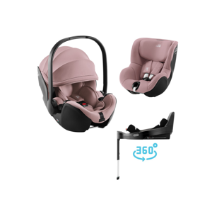 Britax Römer SET Autosedačka Baby-Safe Pro + Vario Base 5Z + autosedačka Dualfix 5z, Dusty Rose