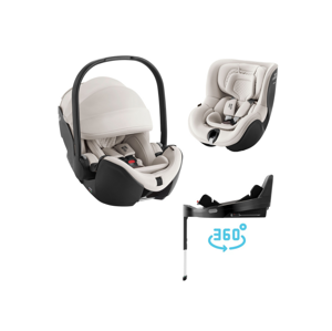 Britax Römer SET Autosedačka Baby-Safe Pro + Vario Base 5Z + autosedačka Dualfix 5z, Soft Taupe - Lux