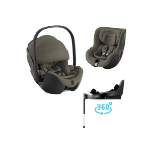 Britax Römer SET Autosedačka Baby-Safe Pro + Vario Base 5Z + autosedačka Dualfix 5z,Urban Olive - Lux