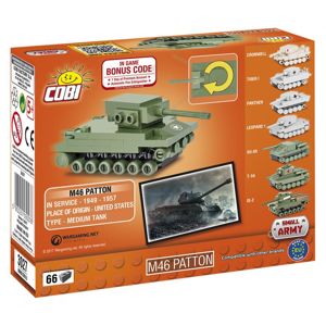 Cobi World of Tanks Nano Tank M46 Patton, 66 k 